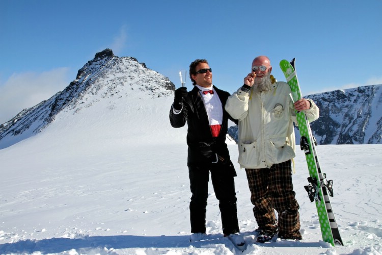 Asolutely unforgettable company on heliski Kebnekaise! Photo:Carl Lundberg