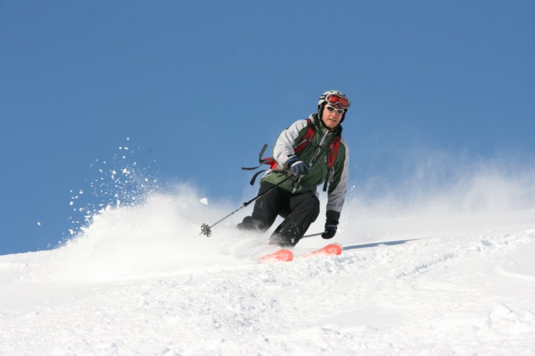 Heli ski Riksgränsen, Sweden 3rd of April 2009. Photo: Andreas Bengtsson