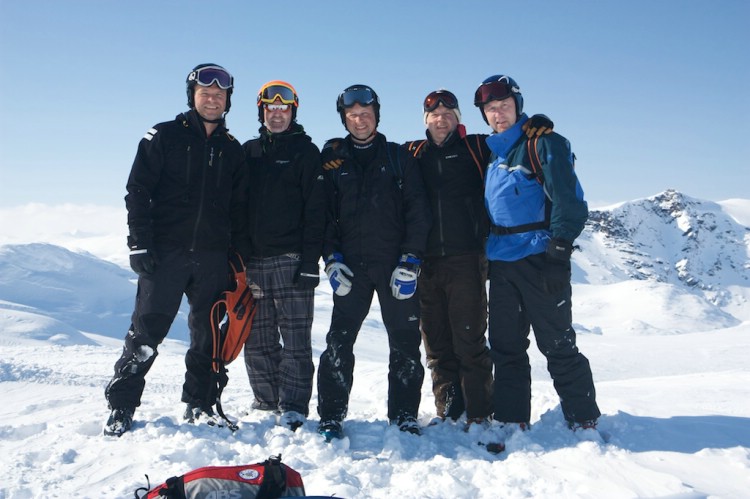  Heliski Riksgränsen, April 18 2009. Photo: Carl Lundberg