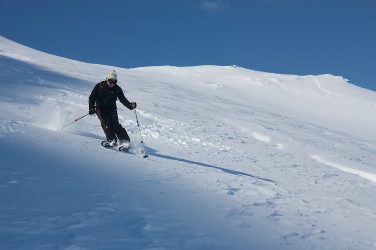 Heliski Riksgränsen, April 18 2009. Photo: Carl Lundberg