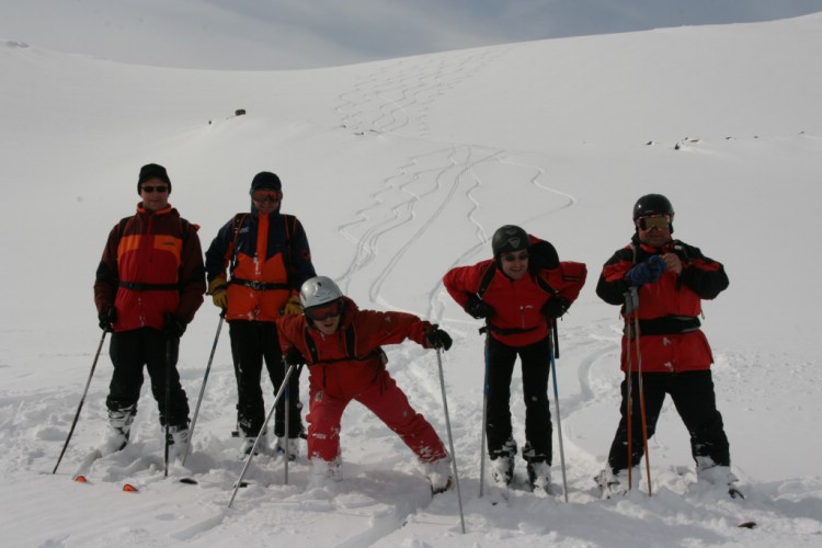 Heliski Riksgränsen, April 27, 2009. Photo: Andreas Bengtsson 