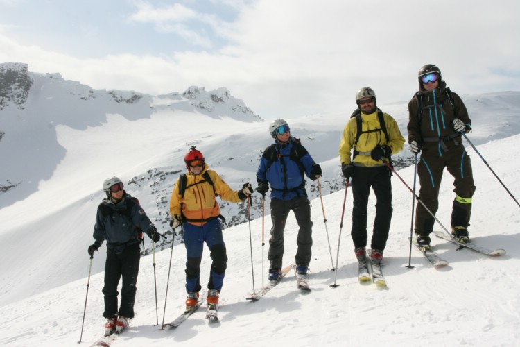 Heliski Riksgränsen May 6, 2009. Photo: Andreas Bengtsson