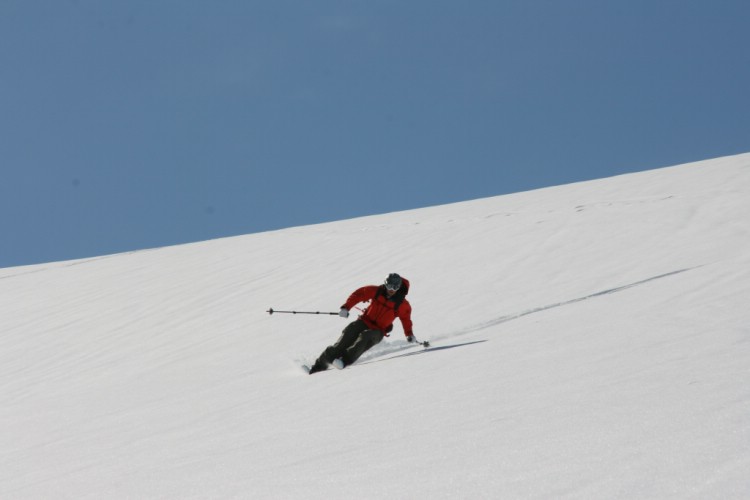 Heliski Riksgränsen 15 maj 2009. Foto: Andreas Bengtsson